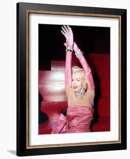 Gentlemen Prefer Blondes, Marilyn Monroe, 1953-null-Framed Photo