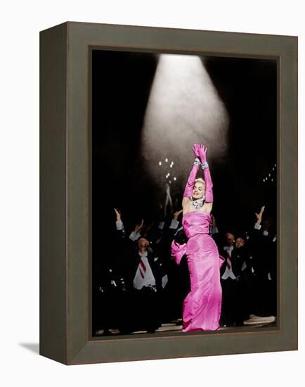 Gentlemen Prefer Blondes, Marilyn Monroe, 1953-null-Framed Stretched Canvas