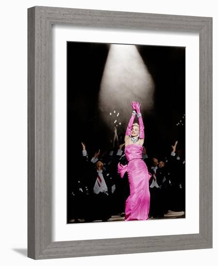 Gentlemen Prefer Blondes, Marilyn Monroe, 1953-null-Framed Photo