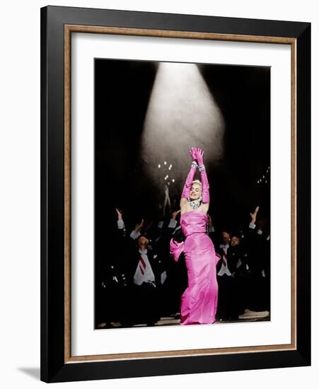 Gentlemen Prefer Blondes, Marilyn Monroe, 1953-null-Framed Photo