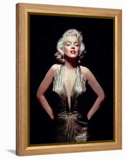 Gentlemen Prefer Blondes, Marilyn Monroe, Directed by Howard Hawks, 1953-null-Framed Premier Image Canvas