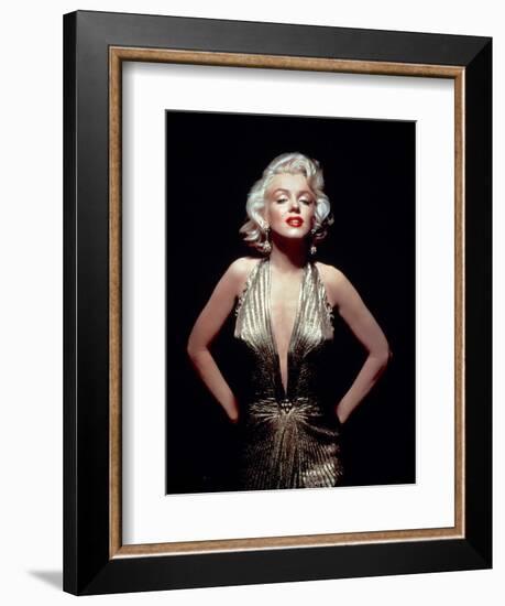 Gentlemen Prefer Blondes, Marilyn Monroe, Directed by Howard Hawks, 1953-null-Framed Photographic Print