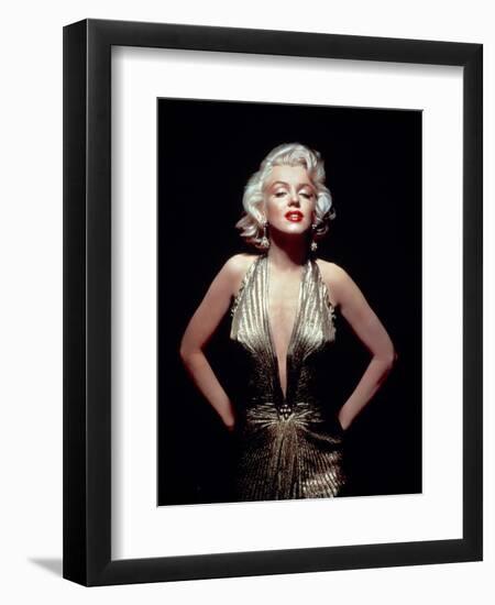 Gentlemen Prefer Blondes, Marilyn Monroe, Directed by Howard Hawks, 1953-null-Framed Photographic Print