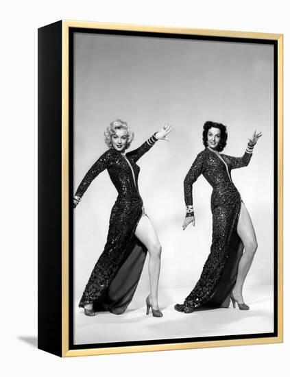 Gentlemen Prefer Blondes, Marilyn Monroe, Jane Russell, 1953-null-Framed Stretched Canvas