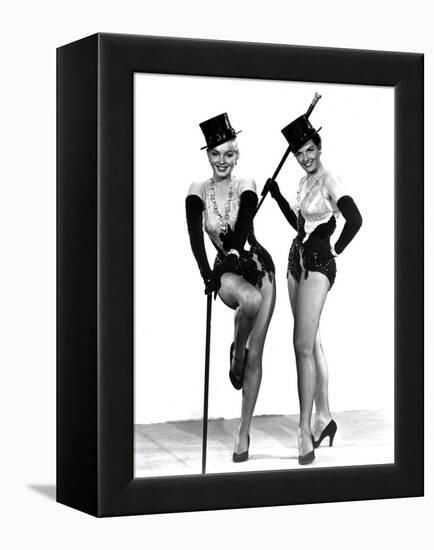 Gentlemen Prefer Blondes, Marilyn Monroe, Jane Russell, 1953-null-Framed Stretched Canvas