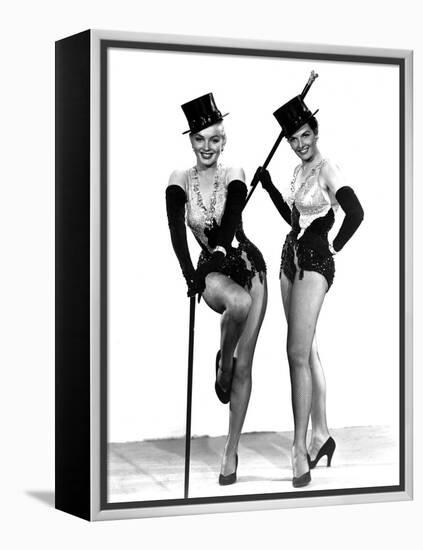 Gentlemen Prefer Blondes, Marilyn Monroe, Jane Russell, 1953-null-Framed Stretched Canvas