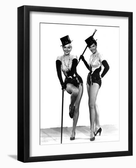 Gentlemen Prefer Blondes, Marilyn Monroe, Jane Russell, 1953-null-Framed Photo