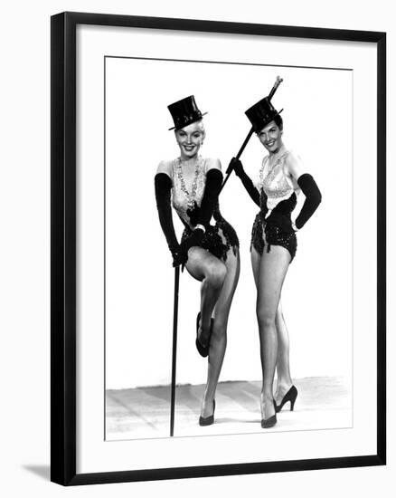 Gentlemen Prefer Blondes, Marilyn Monroe, Jane Russell, 1953-null-Framed Photo