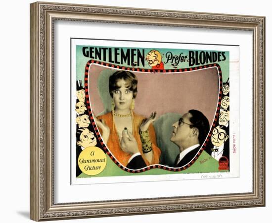 Gentlemen Prefer Blondes, Ruth Taylor, Holmes Herbert, 1928-null-Framed Art Print