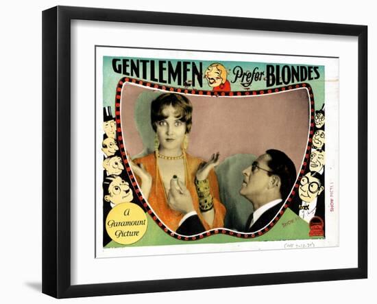 Gentlemen Prefer Blondes, Ruth Taylor, Holmes Herbert, 1928-null-Framed Art Print