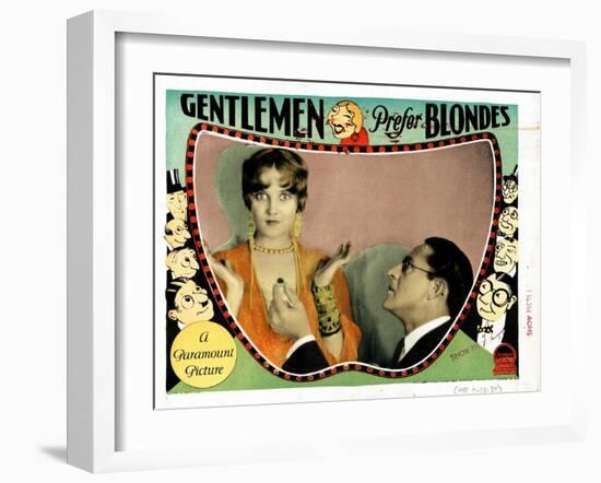 Gentlemen Prefer Blondes, Ruth Taylor, Holmes Herbert, 1928-null-Framed Art Print