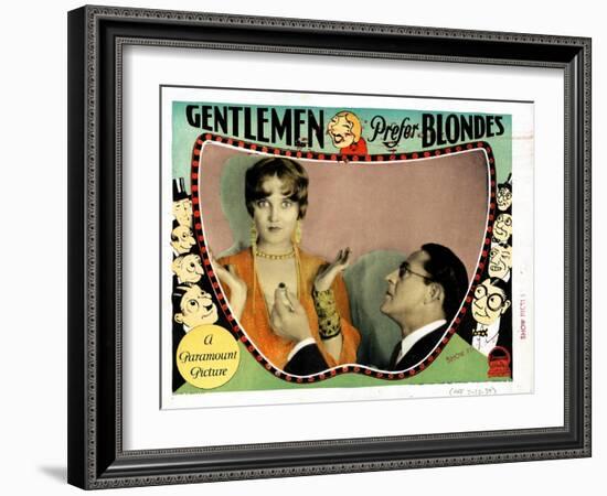 Gentlemen Prefer Blondes, Ruth Taylor, Holmes Herbert, 1928-null-Framed Art Print