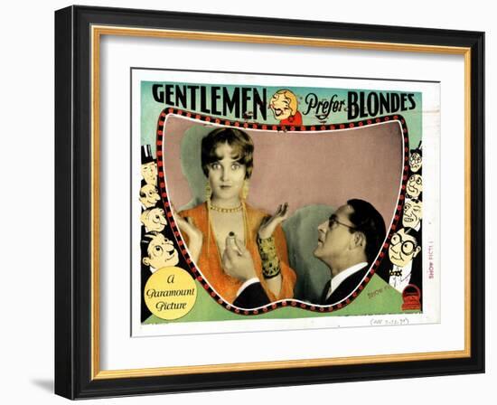 Gentlemen Prefer Blondes, Ruth Taylor, Holmes Herbert, 1928-null-Framed Art Print