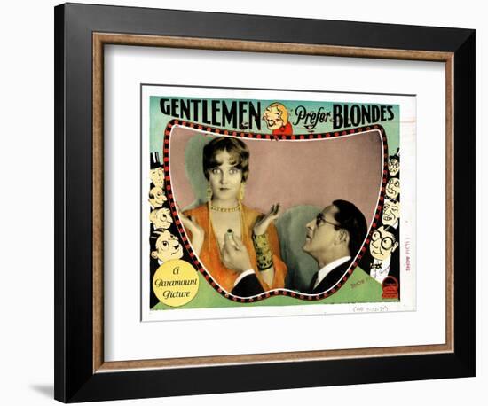 Gentlemen Prefer Blondes, Ruth Taylor, Holmes Herbert, 1928-null-Framed Premium Giclee Print