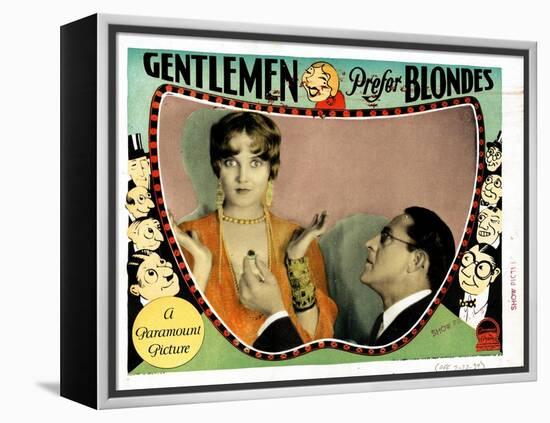 Gentlemen Prefer Blondes, Ruth Taylor, Holmes Herbert, 1928-null-Framed Stretched Canvas