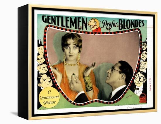 Gentlemen Prefer Blondes, Ruth Taylor, Holmes Herbert, 1928-null-Framed Stretched Canvas