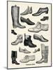Gentlemens Shoes-The Vintage Collection-Mounted Giclee Print