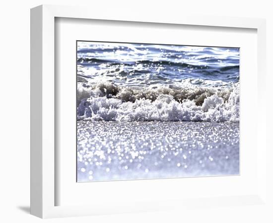 Gently Lapping Surf-Georgienne Bradley-Framed Photographic Print
