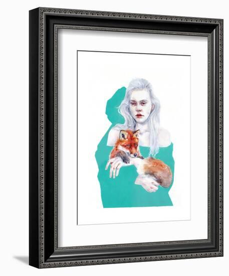 Gently Together-Agnes Cecile-Framed Art Print