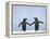 Gentoo Penguin Pair 'Holding Hands'-null-Framed Premier Image Canvas