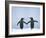 Gentoo Penguin Pair 'Holding Hands'-null-Framed Photographic Print