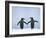 Gentoo Penguin Pair 'Holding Hands'-null-Framed Photographic Print