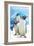 Gentoo Penguins-Lantern Press-Framed Art Print