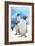 Gentoo Penguins-Lantern Press-Framed Art Print