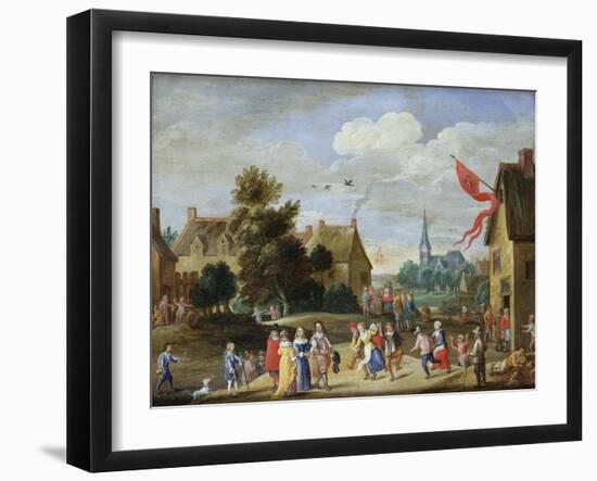 Gentry at a Village Kermesse-Jan van Kessel the Elder-Framed Giclee Print