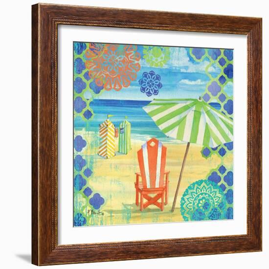 Geo Beach II-Paul Brent-Framed Art Print