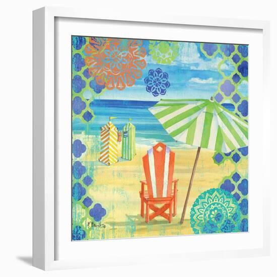 Geo Beach II-Paul Brent-Framed Art Print