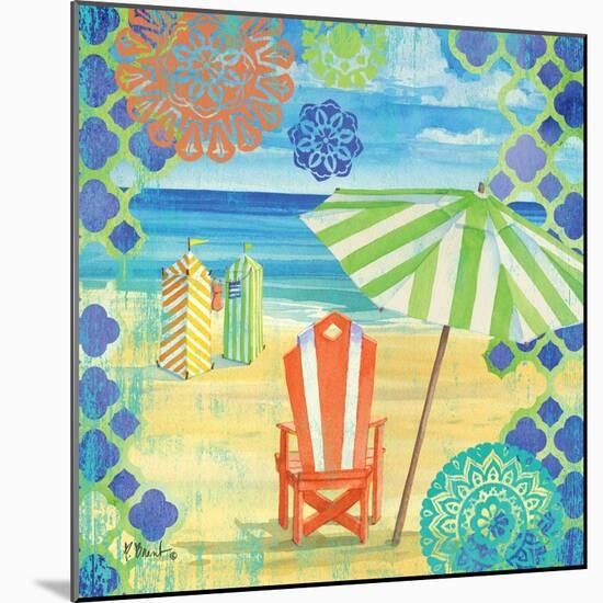 Geo Beach II-Paul Brent-Mounted Art Print