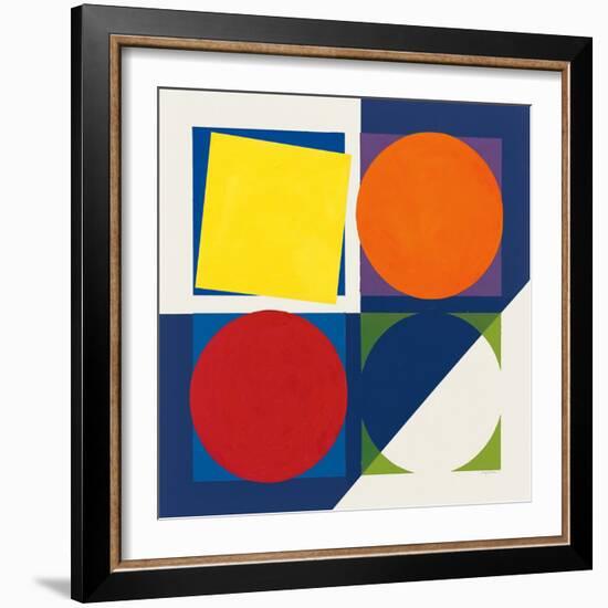 Geo Bright Primary-Avery Tillmon-Framed Art Print