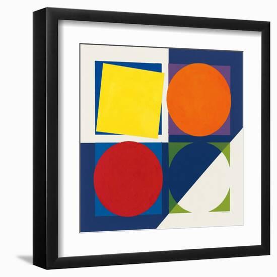 Geo Bright Primary-Avery Tillmon-Framed Art Print