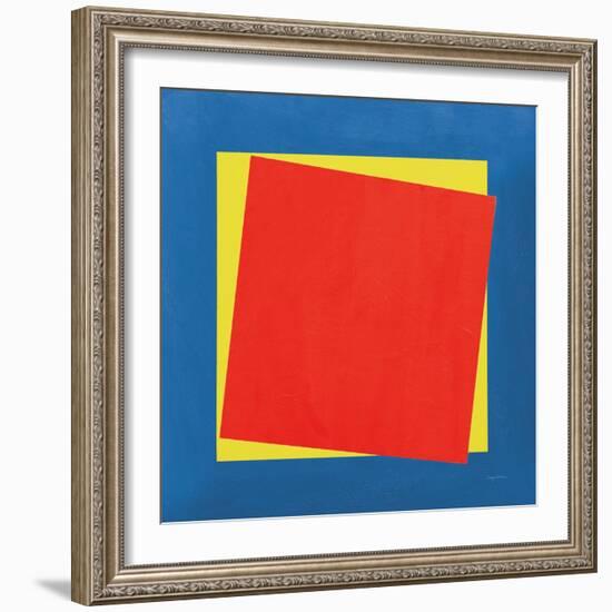 Geo Core Bright Primary-Avery Tillmon-Framed Art Print