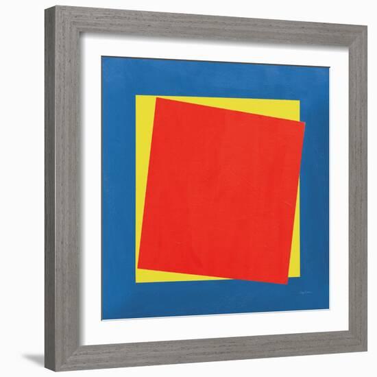 Geo Core Bright Primary-Avery Tillmon-Framed Art Print