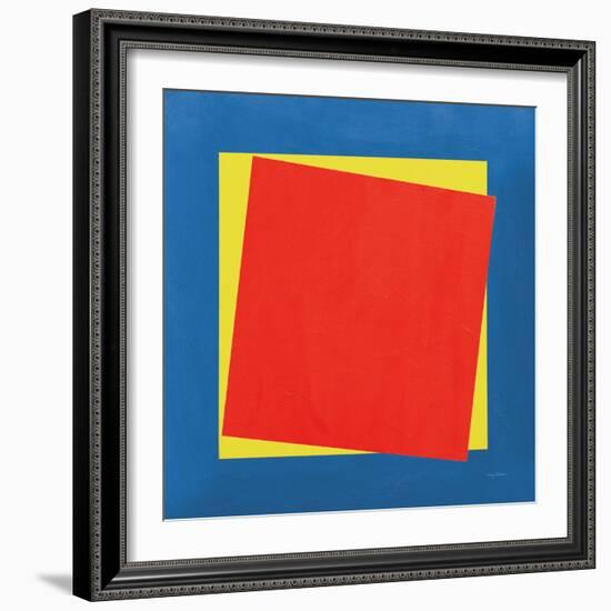 Geo Core Bright Primary-Avery Tillmon-Framed Art Print