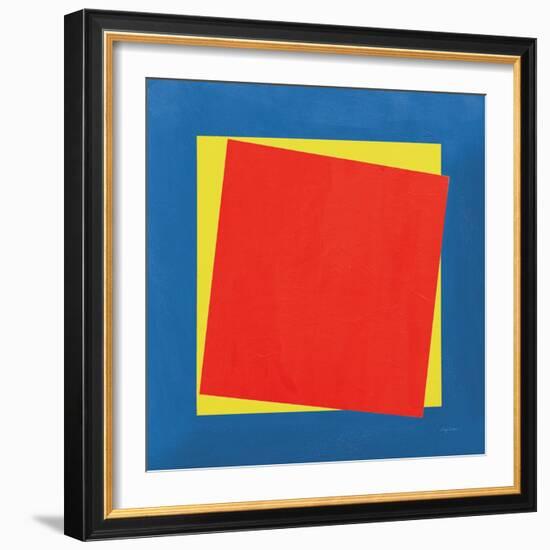 Geo Core Bright Primary-Avery Tillmon-Framed Art Print