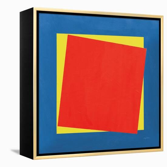 Geo Core Bright Primary-Avery Tillmon-Framed Stretched Canvas