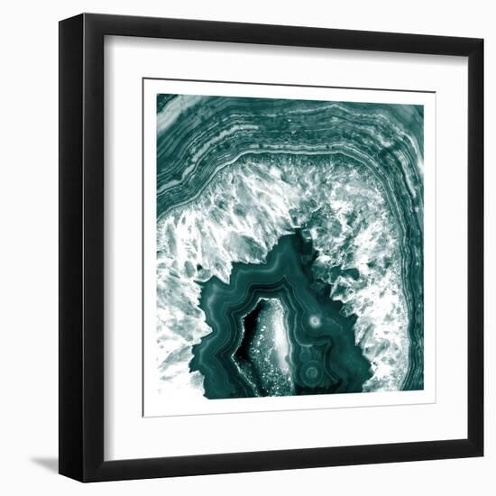 Geo Emerald-Kimberly Allen-Framed Art Print