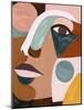Geo Face IV-Victoria Borges-Mounted Art Print
