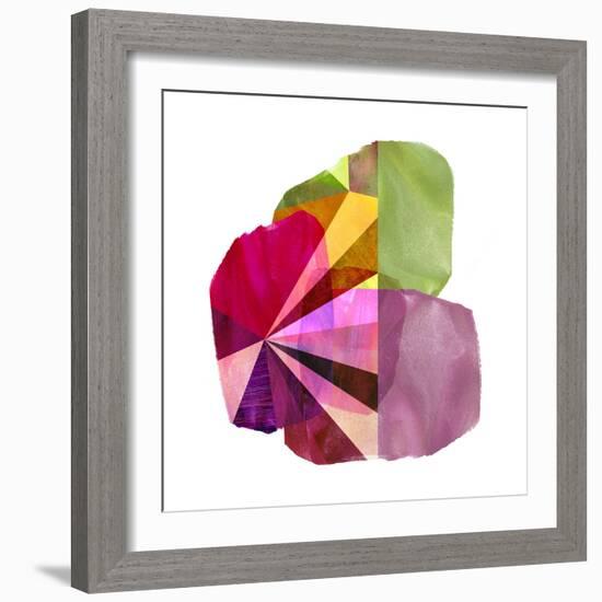 Geo Mono Block I-Sisa Jasper-Framed Art Print