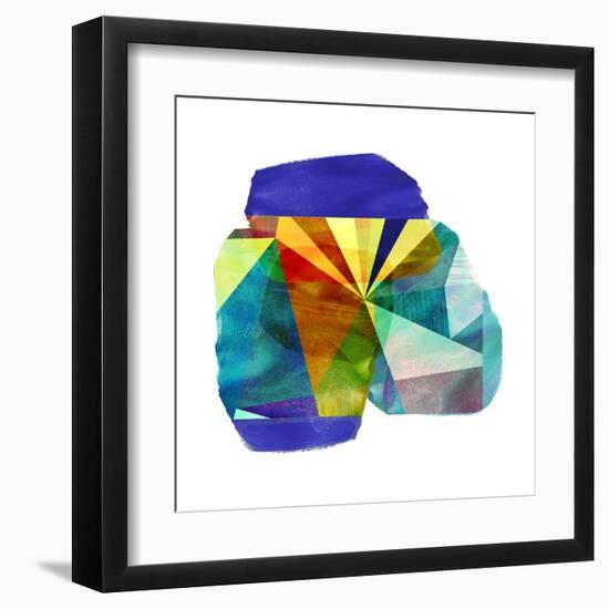 Geo Mono Block III-Sisa Jasper-Framed Art Print