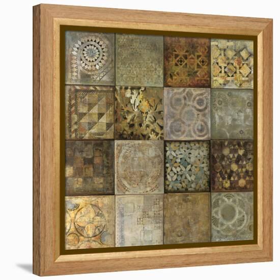 Geo Mosaic-Edwin Douglas-Framed Stretched Canvas