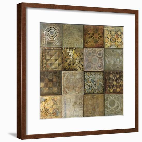 Geo Mosaic-Edwin Douglas-Framed Premium Giclee Print