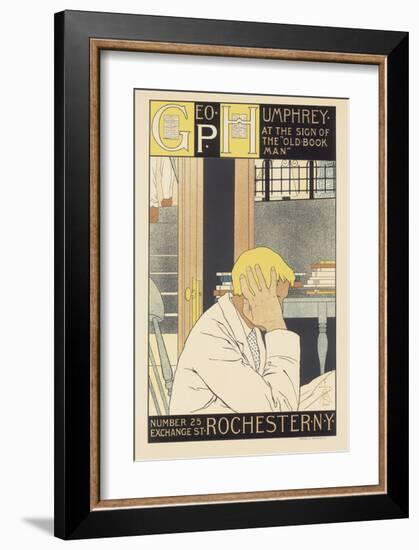 Geo P. Humphrey, The Old Book Man-M^ Louise Stowell-Framed Premium Giclee Print