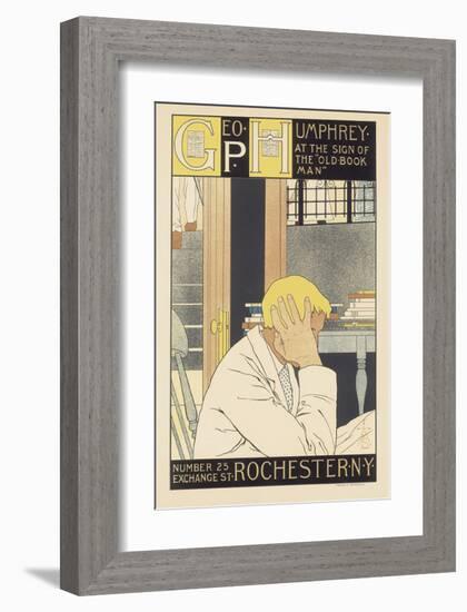 Geo P. Humphrey, The Old Book Man-M^ Louise Stowell-Framed Premium Giclee Print