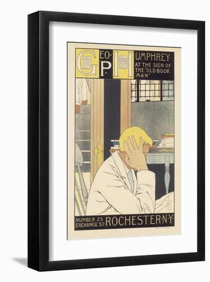 Geo P. Humphrey, The Old Book Man-M^ Louise Stowell-Framed Premium Giclee Print