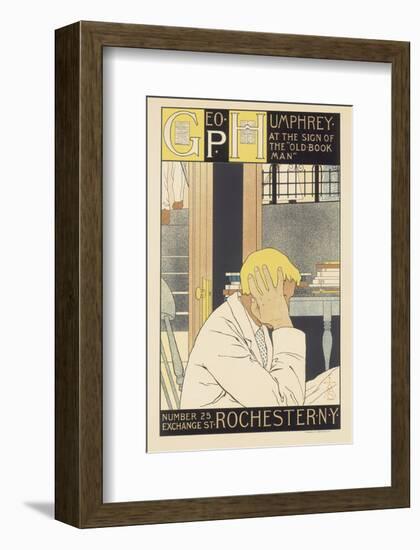 Geo P. Humphrey, The Old Book Man-M^ Louise Stowell-Framed Art Print