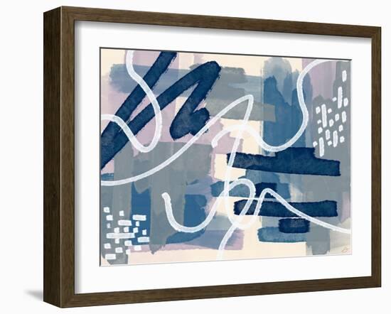 Geo Pattern 2-Stella Chang-Framed Art Print